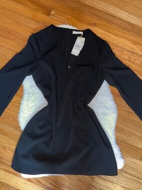Classic Black Long-Sleeve Dress